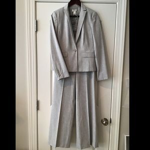 Loft gray summer suit set NWT